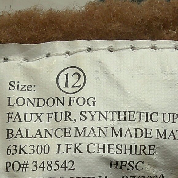 LONDON FOG Boys Waterproof Cheshire Duck Cold Weather Snow Winter Boot Size 12 - Picture 7 of 10